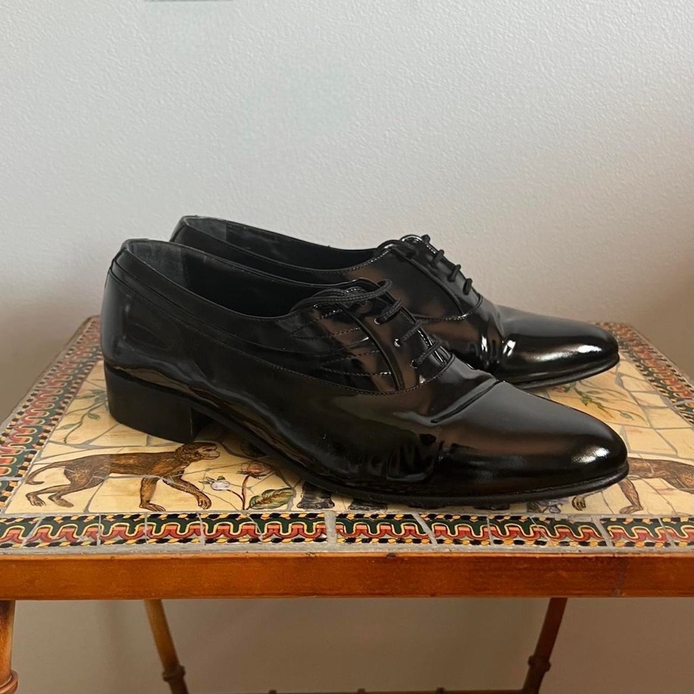 Conti Ferrari Patent Leather Dress Shoes